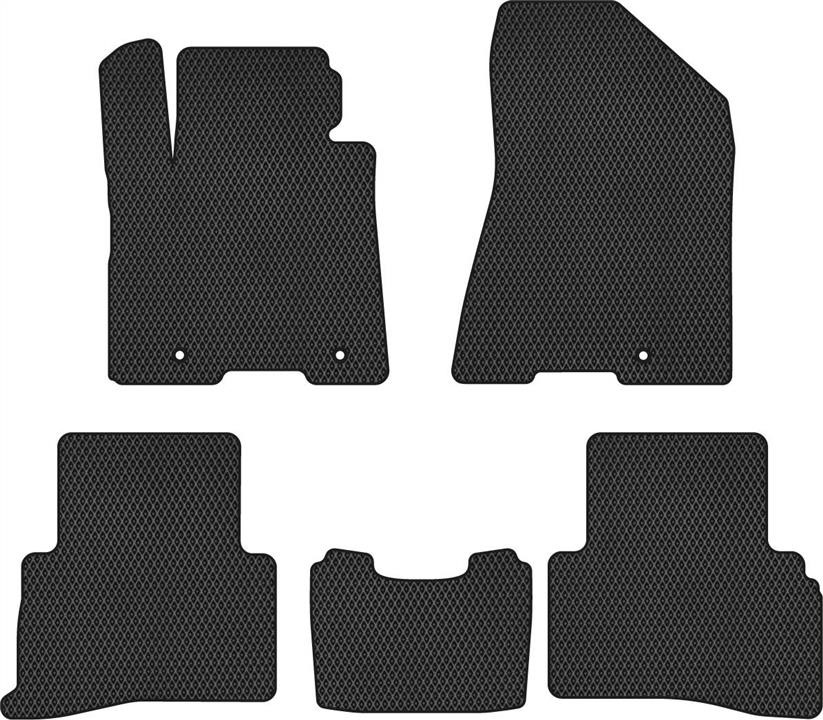 EVAtech KI3356CV5KH3RBB Floor mats for Kia Sportage (2016-2021), black KI3356CV5KH3RBB: Buy near me in Poland at 2407.PL - Good price!