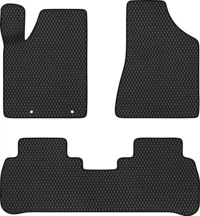 EVAtech NS21692ZV3LP2RBB Floor mats for Nissan Murano (2002-2008), black NS21692ZV3LP2RBB: Buy near me in Poland at 2407.PL - Good price!
