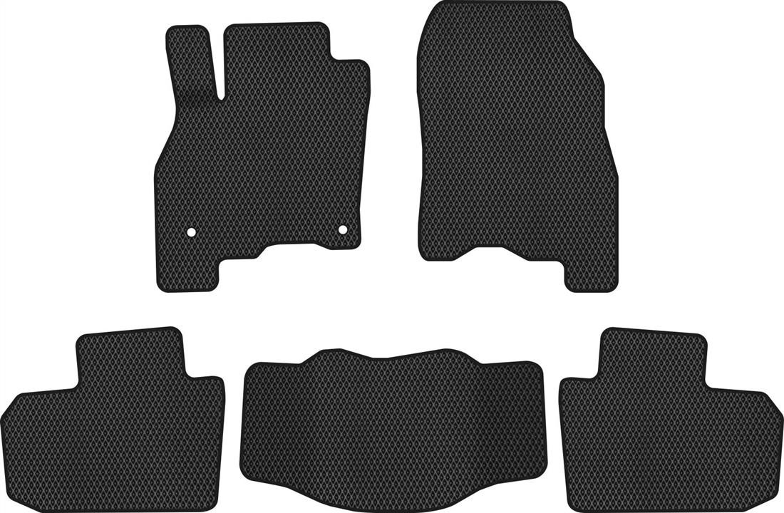 EVAtech NS21743C5LP2RBB Floor mats for Nissan Leaf (2017-), black NS21743C5LP2RBB: Buy near me in Poland at 2407.PL - Good price!