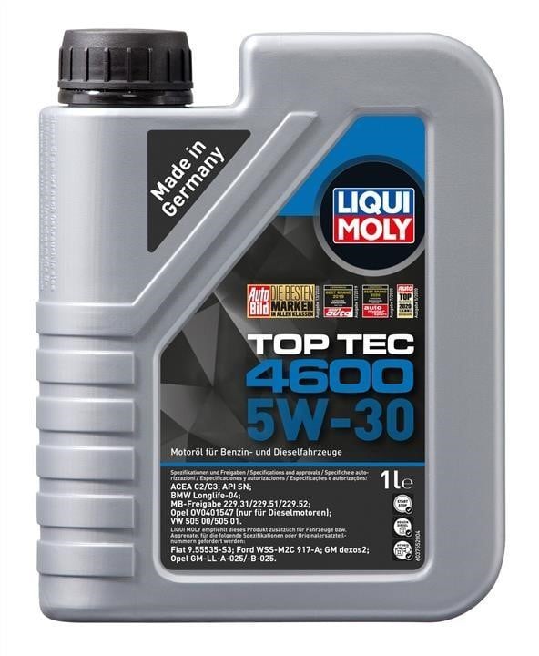 Liqui Moly 2315 Engine oil Liqui Moly Top Tec 4600 5W-30, 1L 2315: Buy near me at 2407.PL in Poland at an Affordable price!