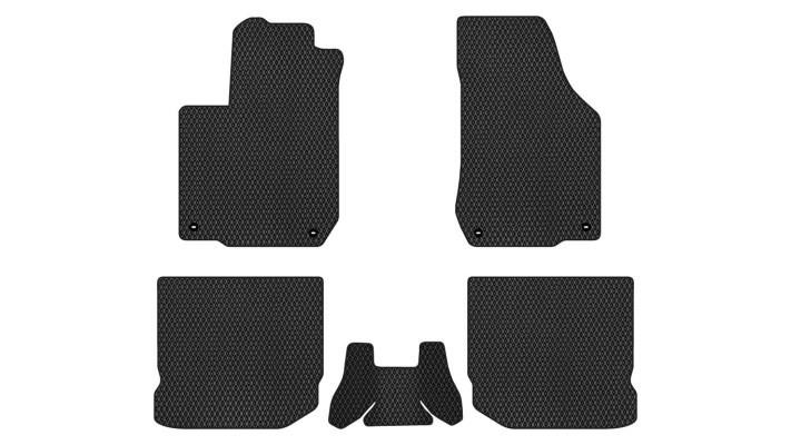 EVAtech VW13018CG5TL4RBB Floor mats for Volkswagen Bora (1998-2005), black VW13018CG5TL4RBB: Buy near me at 2407.PL in Poland at an Affordable price!