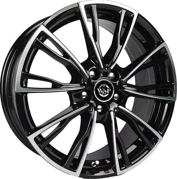 WSP Italy RAU198006D49IZX Light Alloy Wheel WSP Italy WD006 LUGANO(AUDI) 8x19 5X112 ET49 DIA57,1 GLOSSY BLACK POLISHED RAU198006D49IZX: Buy near me at 2407.PL in Poland at an Affordable price!