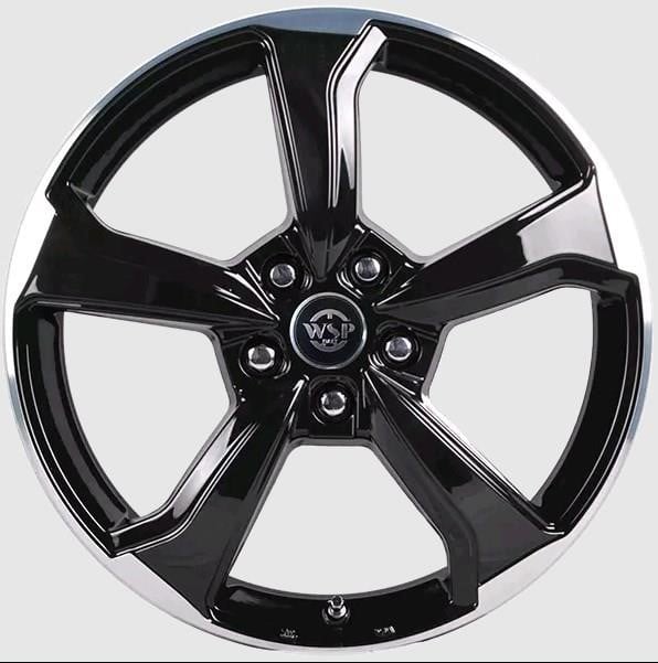 WSP Italy RPE188005D48GZA Light Alloy Wheel WSP Italy WD005 FORMENTERA(PEUGEOT) 8x18 5X108 ET48 DIA65,1 GLOSSY BLACK POLISHED RPE188005D48GZA: Buy near me in Poland at 2407.PL - Good price!