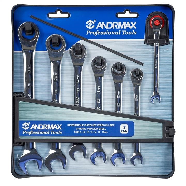 Andrmax 1107 Set of combined ratchet wrenches, 7 pcs. 1107: Buy near me in Poland at 2407.PL - Good price!