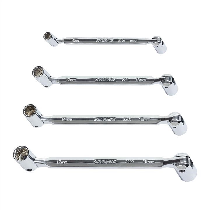 Andrmax 2204 Set of socket wrenches, articulated, 4 pcs. 2204: Buy near me in Poland at 2407.PL - Good price!
