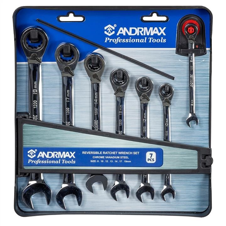 Andrmax 1207 Set of combined ratchet wrenches, 7 pcs. 1207: Buy near me in Poland at 2407.PL - Good price!