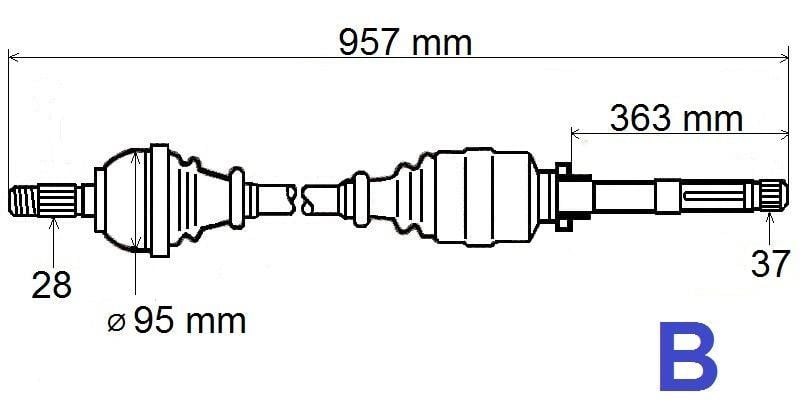 GRESA T6079 drive shaft T6079: Buy near me at 2407.PL in Poland at an Affordable price!