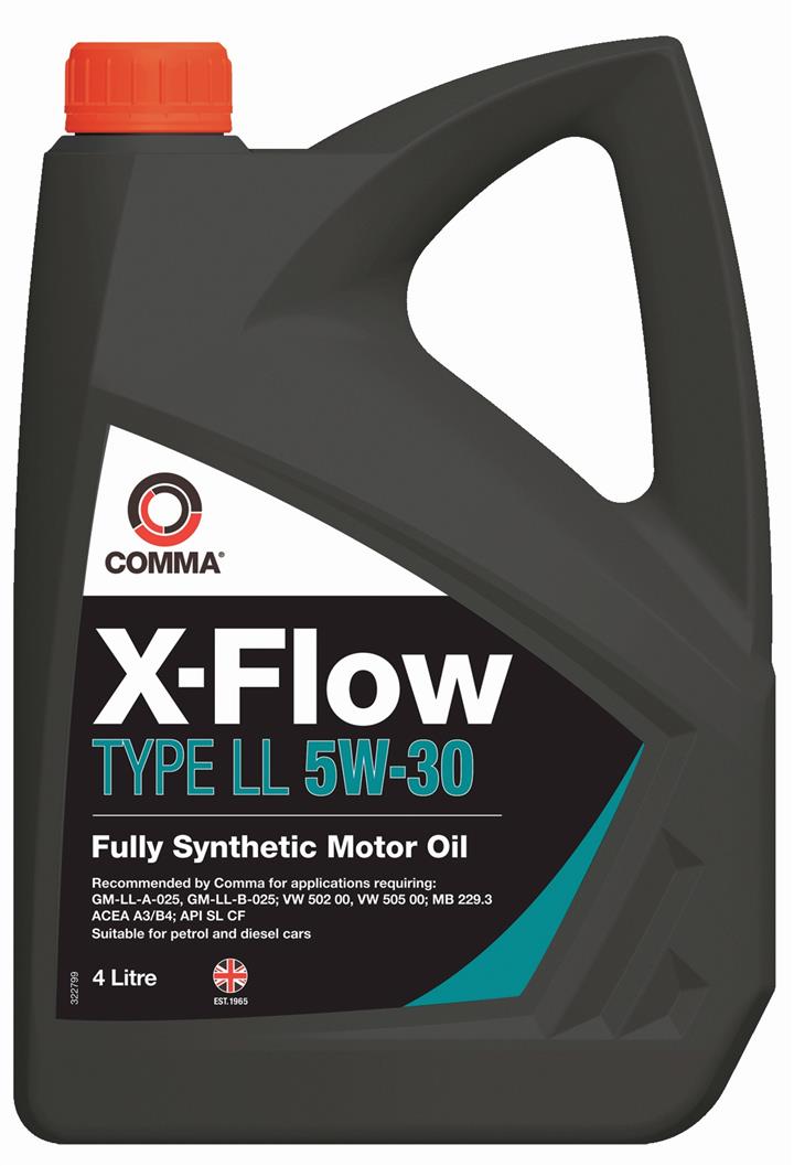 Comma XFLL4L Моторное масло Comma X-Flow Type LL 5W-30, 4л XFLL4L: Отличная цена - Купить в Польше на 2407.PL!