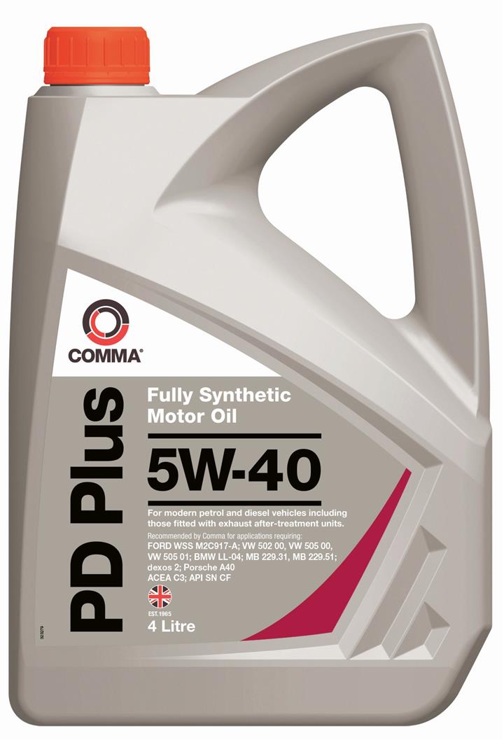 Comma DPD4L Engine oil Comma PD Plus 5W-40, 4L DPD4L: Buy near me in Poland at 2407.PL - Good price!