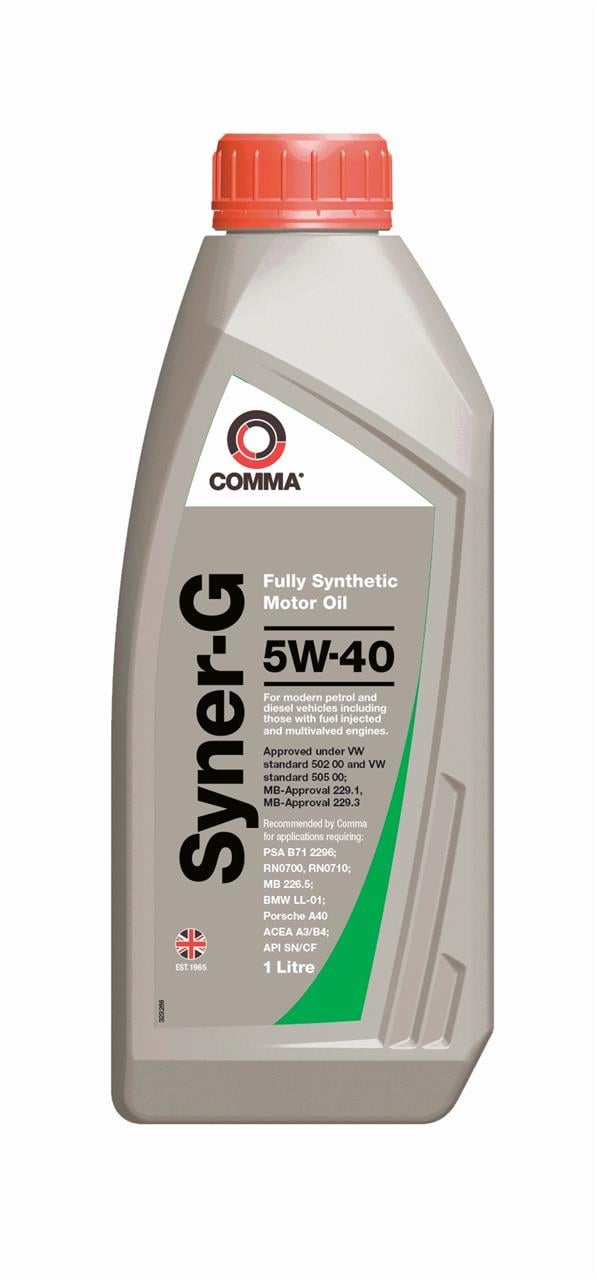 Comma SYN1L Engine oil Comma Syner-G 5W-40, 1L SYN1L: Buy near me in Poland at 2407.PL - Good price!