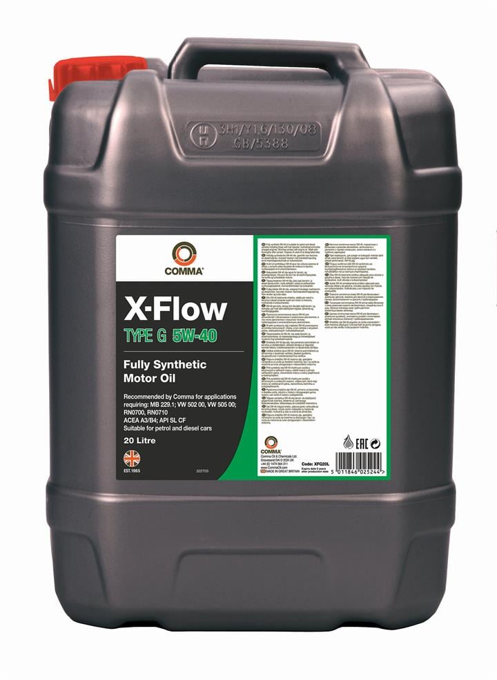 Comma XFG20L Engine oil Comma X-Flow Type G 5W-40, 20L XFG20L: Buy near me in Poland at 2407.PL - Good price!