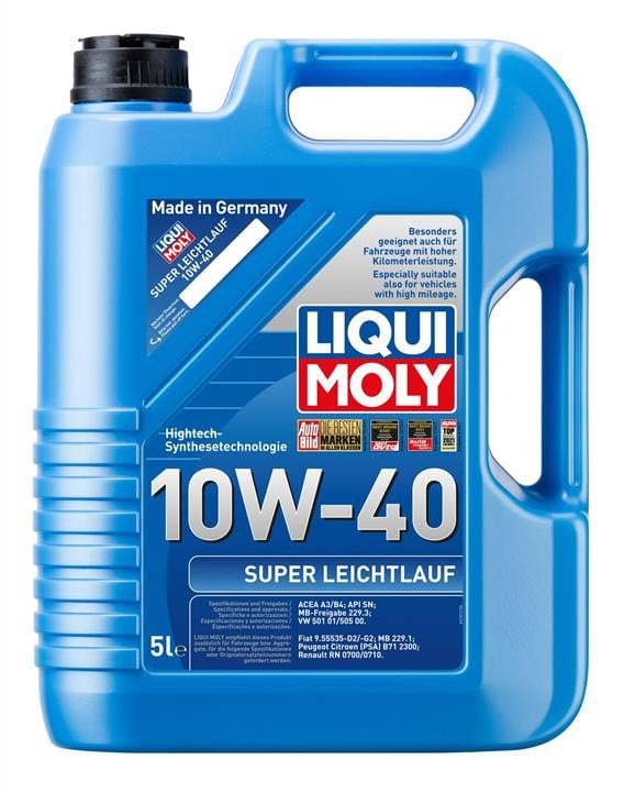 Liqui Moly 9505 Engine oil Liqui Moly Super Leichtlauf 10W-40, 5L 9505: Buy near me in Poland at 2407.PL - Good price!