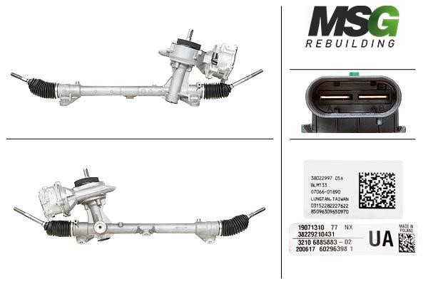 MSG Rebuilding BW416.NLF0.R Reconditioned steering rack BW416NLF0R: Buy near me in Poland at 2407.PL - Good price!