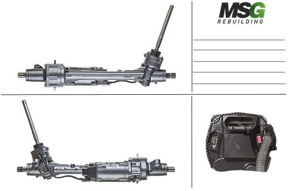 MSG Rebuilding LR401.NL00.R Reconditioned steering rack LR401NL00R: Buy near me in Poland at 2407.PL - Good price!
