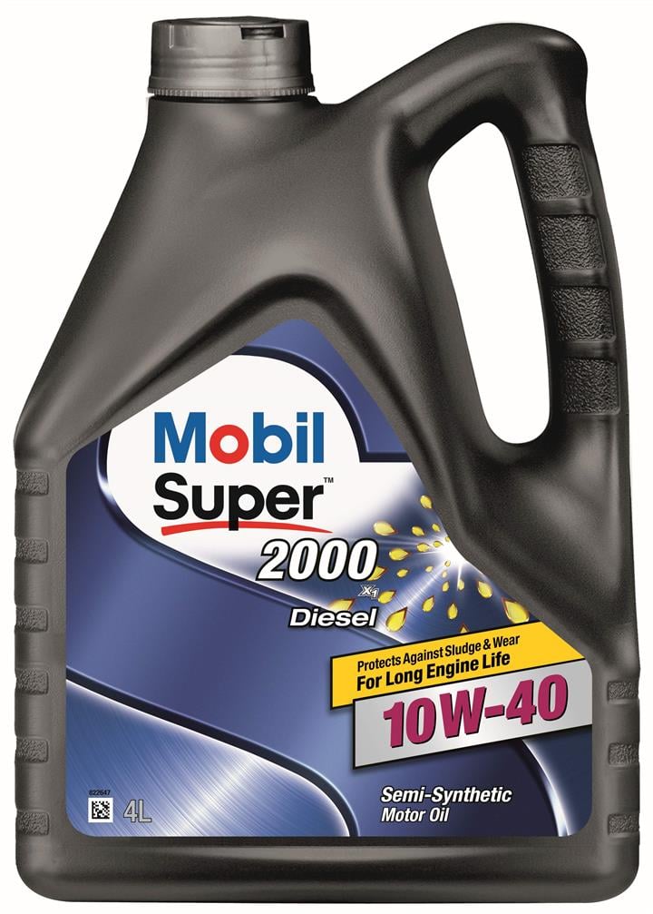 Mobil 151752 Engine oil Mobil Super 2000 X1 Diesel 10W-40, 4L 151752: Buy near me in Poland at 2407.PL - Good price!