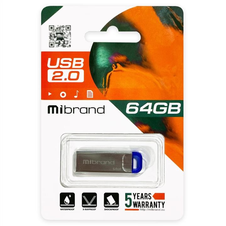 Mibrand MI2.0/FA64U7U Flash Mibrand USB 2.0 Falcon 64Gb Blue MI20FA64U7U: Dobra cena w Polsce na 2407.PL - Kup Teraz!