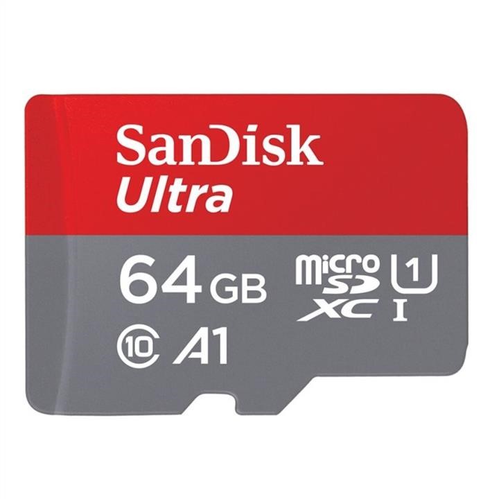 Sandisk SDSQUAB-064G-GN6MN Карта MicroSDXC (UHS-1) SanDisk Ultra 64Gb class 10 A1 (140Mb/s) SDSQUAB064GGN6MN: Отличная цена - Купить в Польше на 2407.PL!