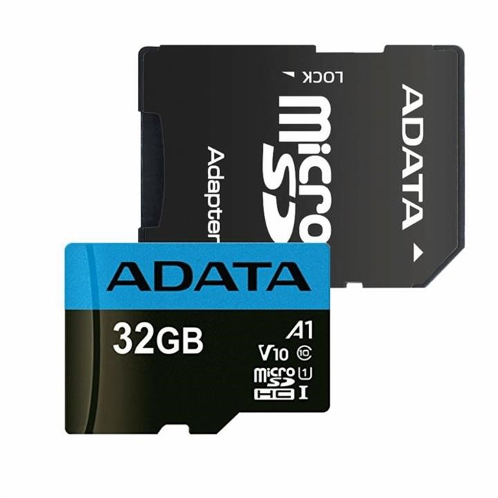 ADATA AUSDH32GUICL10A1-RA1 MicroSDHC (UHS-1) A-DATA Premier 32Gb Class 10 A1 (R-100Mb/s)  (adapter SD) AUSDH32GUICL10A1RA1: Dobra cena w Polsce na 2407.PL - Kup Teraz!