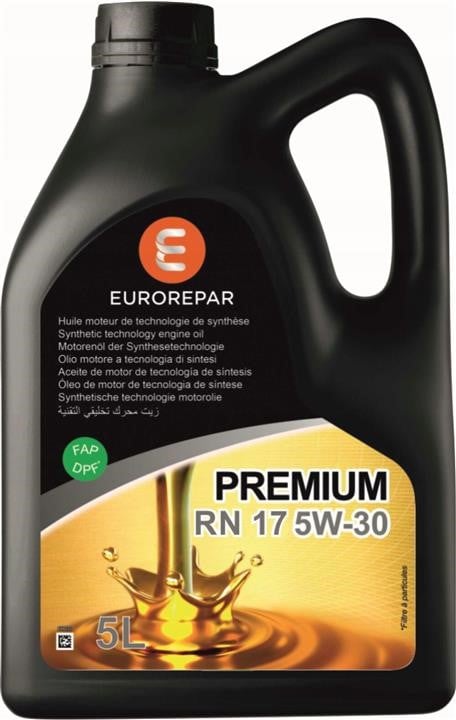 Eurorepar 1682156480 Olej silnikowy Eurorepar Premium RN17 5W-30, 5L 1682156480: Dobra cena w Polsce na 2407.PL - Kup Teraz!