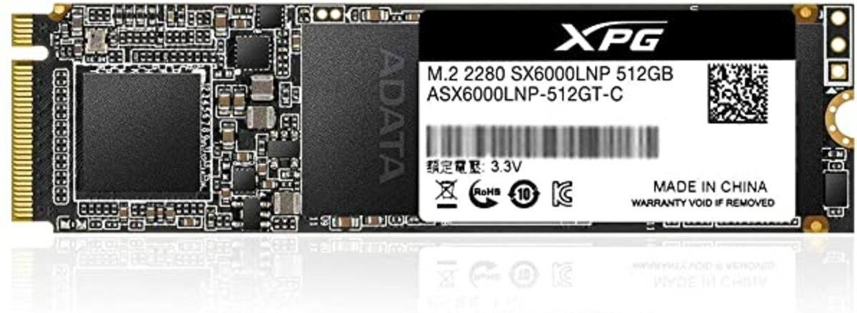 ADATA ASX6000LNP-512GT-C SSD M.2 ADATA XPG SX6000 Lite 512GB  2280 PCIe 3.0x4 NVMe 3D Nand Read/Write: 1800/1200 MB/sec ASX6000LNP512GTC: Dobra cena w Polsce na 2407.PL - Kup Teraz!