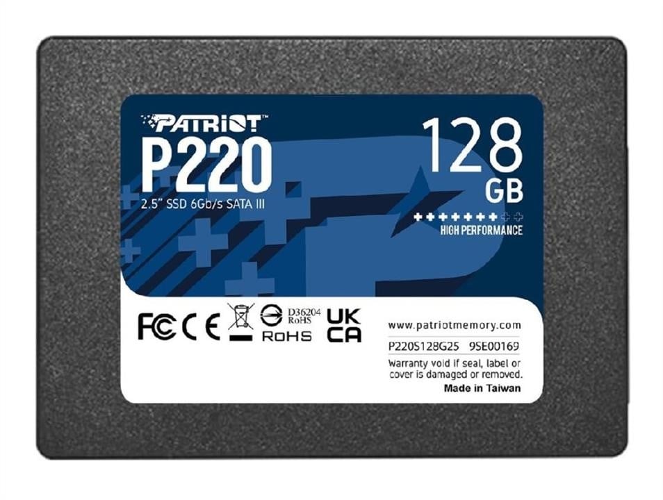 Patriot P220S128G25 SSD-накопичувач Patriot P220 128GB 2.5&quot; 7mm SATAIII P220S128G25: Приваблива ціна - Купити у Польщі на 2407.PL!