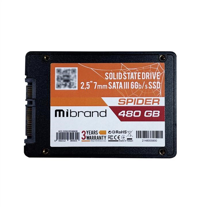 Mibrand MI2.5SSD/SP480GB SSD-накопичувач Mibrand Spider 480GB 2.5&quot; 7mm SATAIII Bulk MI25SSDSP480GB: Приваблива ціна - Купити у Польщі на 2407.PL!