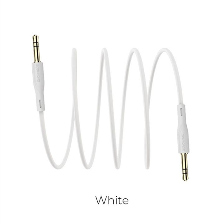 Borofone BL1W1 Borofone BL1 Audiolink audio AUX cable, 1m White BL1W1: Buy near me in Poland at 2407.PL - Good price!