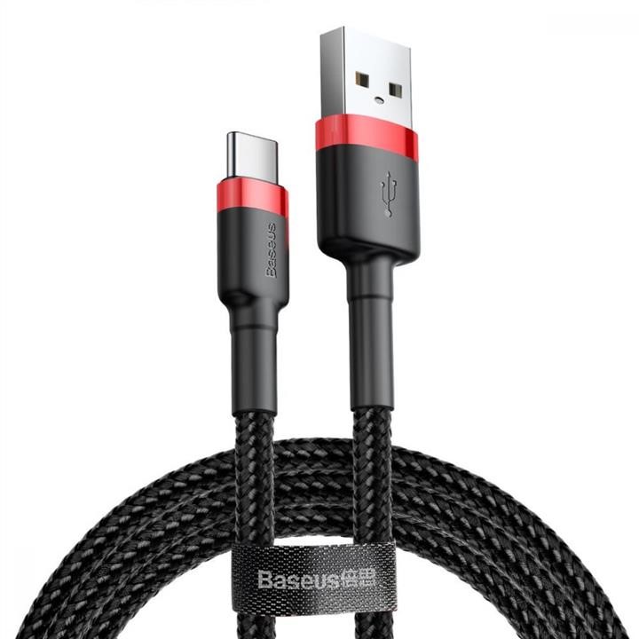 Baseus CATKLF-B91 Baseus Cafule Cable USB For Type-C 3A 1m Red+Black CATKLFB91: Buy near me in Poland at 2407.PL - Good price!