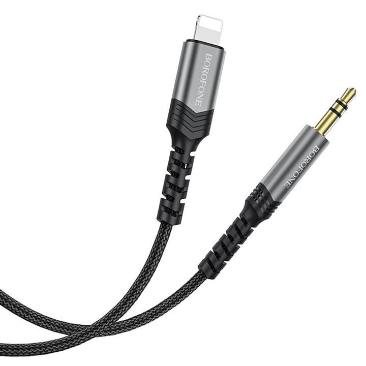 Borofone BL15MG1 Аудио кабель Borofone BL15 iP Hi-sound digital audio conversion cable 1m Metal Grey BL15MG1: Отличная цена - Купить в Польше на 2407.PL!