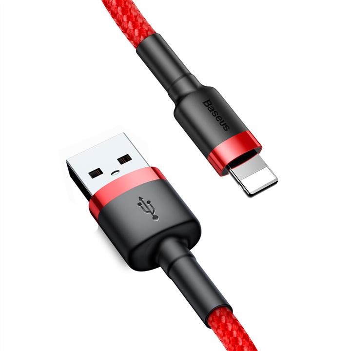 Baseus CALKLF-B09 Baseus Cafule Cable USB For Lightning 2.4A 1m Red+Red CALKLFB09: Buy near me in Poland at 2407.PL - Good price!