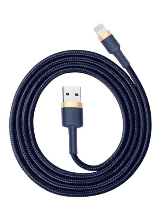 Baseus CALKLF-BV3 Кабель Baseus cafule Cable USB For iP 2.4A 1m Gold+Blue CALKLFBV3: Отличная цена - Купить в Польше на 2407.PL!