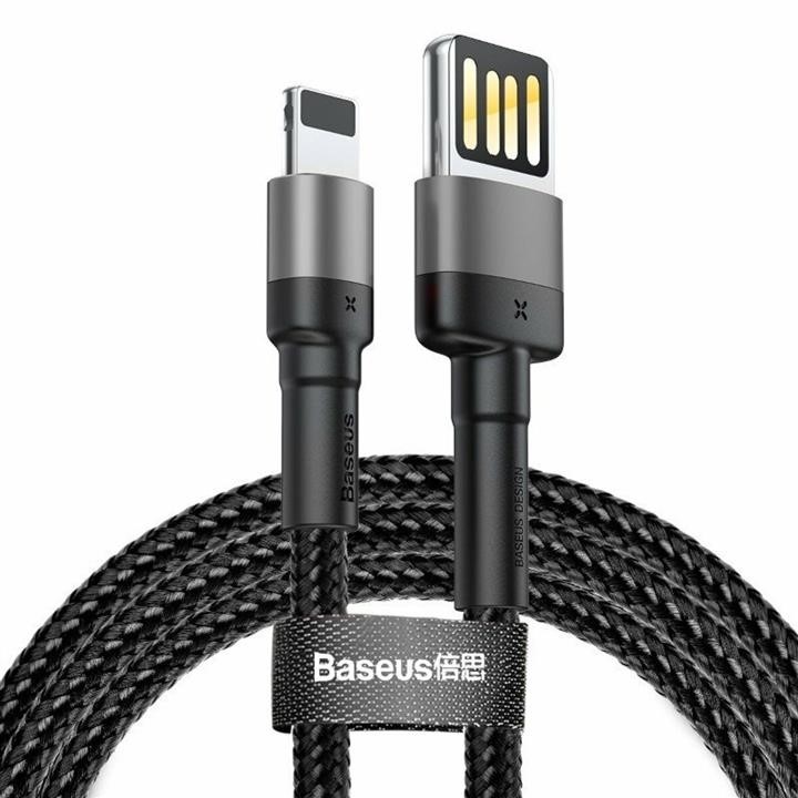 Baseus CALKLF-GG1 Baseus Cafule Cable（Special Edition）USB For iP 1m Grey+Black CALKLFGG1: Buy near me in Poland at 2407.PL - Good price!