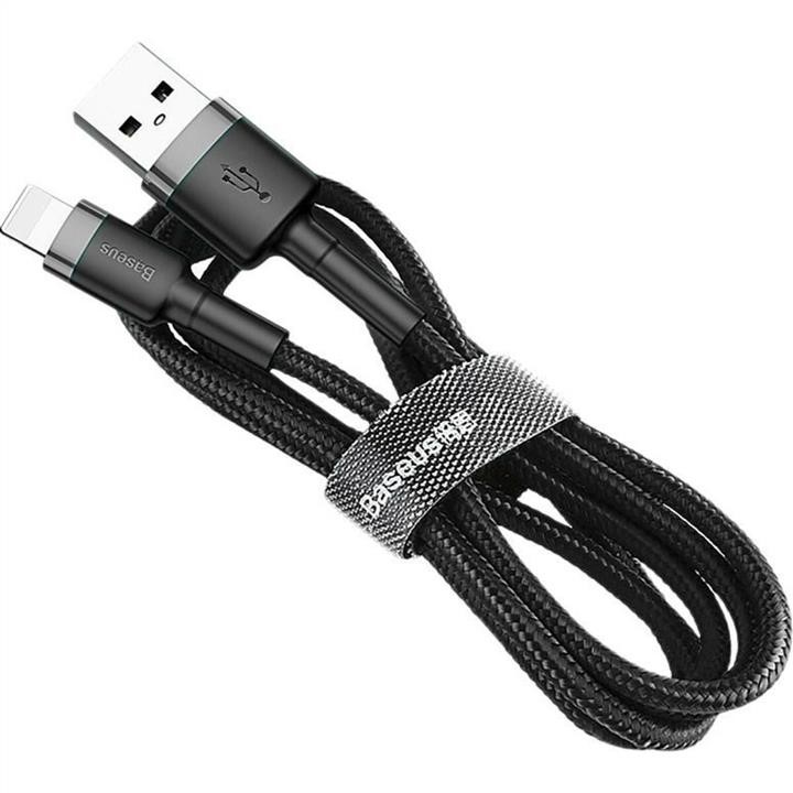 Baseus CALKLF-HG1 Кабель Baseus Cafule Cable（Special Edition）USB For iP 2m Grey+Black CALKLFHG1: Купить в Польше - Отличная цена на 2407.PL!