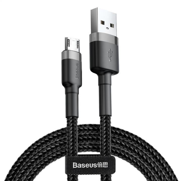 Baseus CAMKLF-AG1 Кабель Baseus cafule Cable USB For Micro 2.4A 0.5M Gray+Black CAMKLFAG1: Отличная цена - Купить в Польше на 2407.PL!