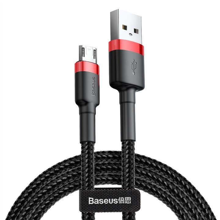 Baseus CAMKLF-B91 Kabel Baseus Cafule Cable USB For Micro 2.4A 1m Red+Black CAMKLFB91: Dobra cena w Polsce na 2407.PL - Kup Teraz!
