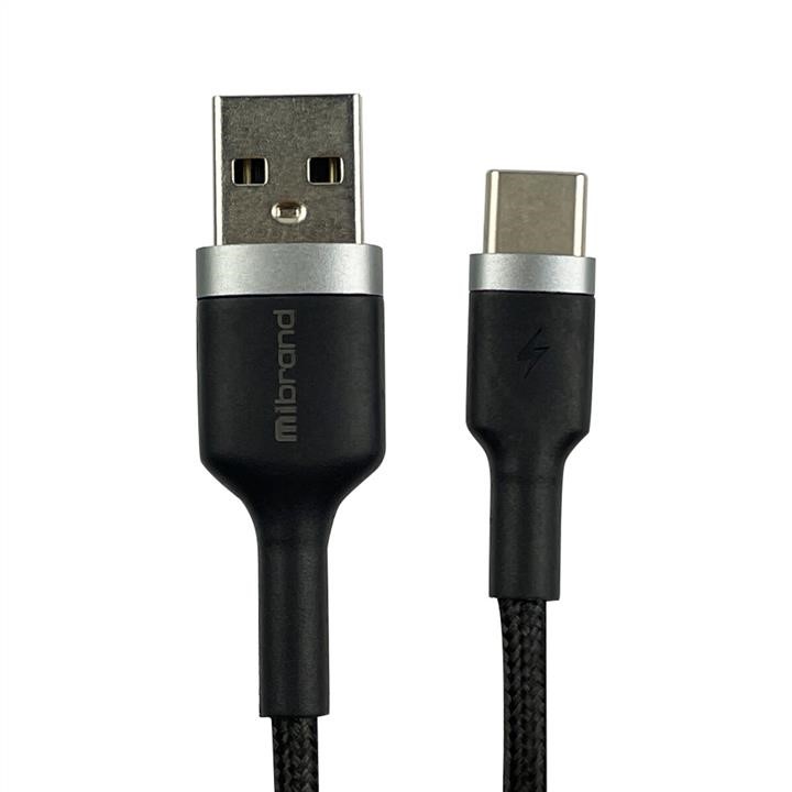Mibrand MIDC/71TB Mibrand MI-71 Metal Braided Cable USB for Type-C  2.4A 1m Black MIDC71TB: Buy near me in Poland at 2407.PL - Good price!