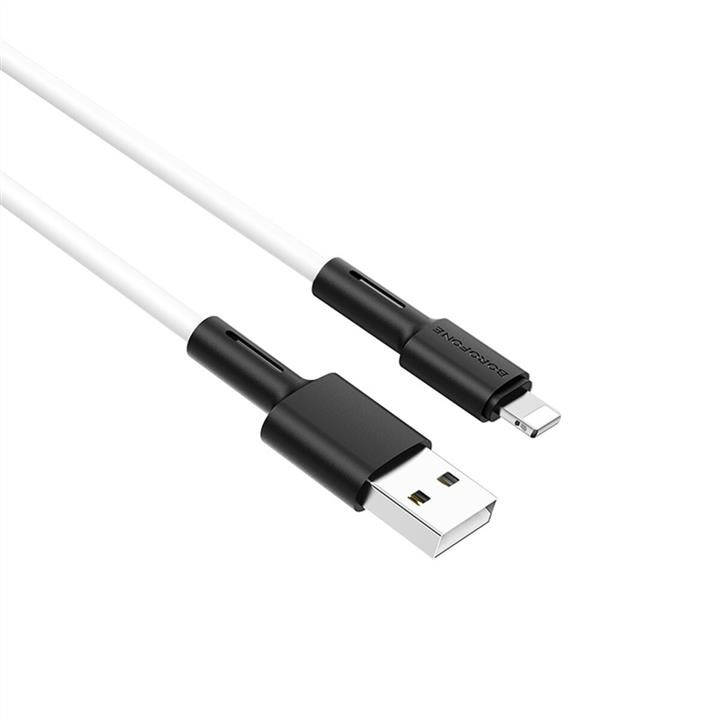 Borofone BX31LW Borofone BX31 USB to iP 2.4A, 1m, silicone, TPE connectors, White BX31LW: Buy near me at 2407.PL in Poland at an Affordable price!