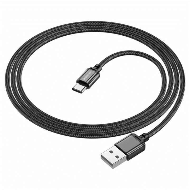 Borofone BX87CB Borofone BX87 Sharp charging data cable for Type-C Black BX87CB: Buy near me in Poland at 2407.PL - Good price!