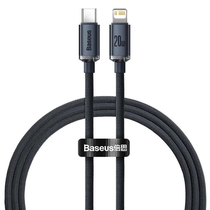 Baseus CAJY000201 Baseus Crystal Shine Series Fast Charging Data Cable Type-C to iP 20W 1.2m Black CAJY000201: Buy near me in Poland at 2407.PL - Good price!