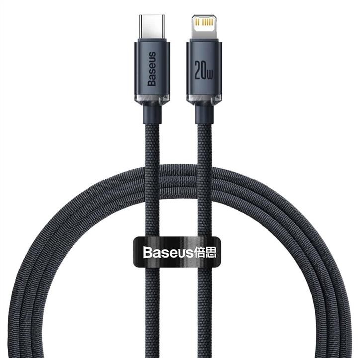 Baseus CAJY000301 Baseus Crystal Shine Series Fast Charging Data Cable Type-C to iP 20W 2m Black CAJY000301: Buy near me in Poland at 2407.PL - Good price!
