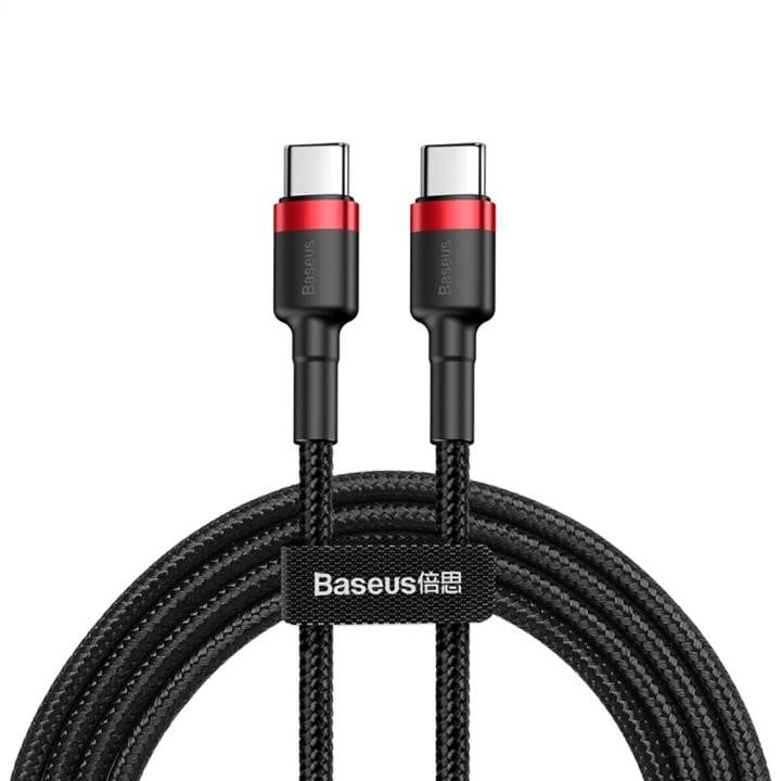 Baseus CATKLF-G91 Baseus Cafule USB Cable Type-C-Type-C 3A 1m Red+Black CATKLFG91: Buy near me in Poland at 2407.PL - Good price!