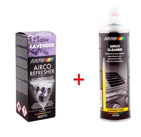 Motip 090508BS+000721 MOTIP A/C cleaner set lavender 090508BS000721: Buy near me at 2407.PL in Poland at an Affordable price!