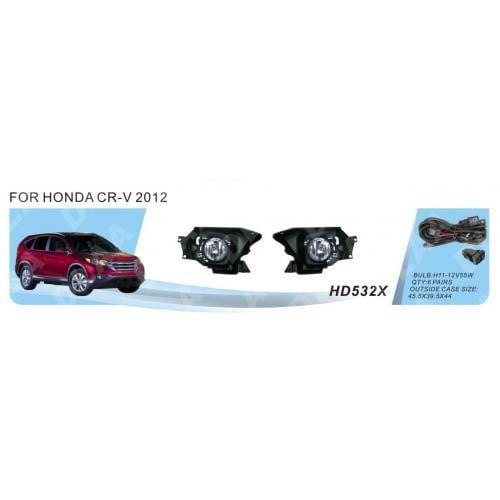DLAA HD-532X Fog lamp DLAA for Honda CR-V 2012-2014, kit HD532X: Buy near me in Poland at 2407.PL - Good price!