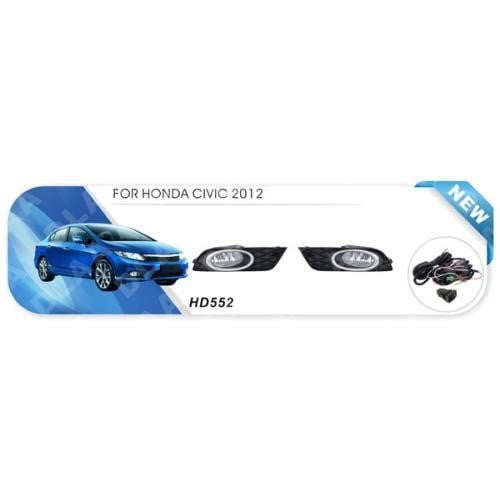 DLAA HD-552 Fog lamp DLAA for Honda Civic 2012-2014, kit HD552: Buy near me in Poland at 2407.PL - Good price!