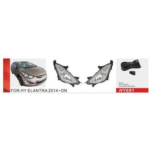 DLAA HY-691W Fog lamp DLAA for Hyundai Elantra 2014-2016, kit HY691W: Buy near me in Poland at 2407.PL - Good price!