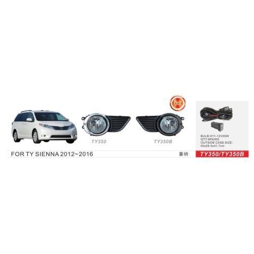 DLAA TY-350 Fog lamp DLAA for Toyota Sienna 2012-2016, kit TY350: Buy near me in Poland at 2407.PL - Good price!