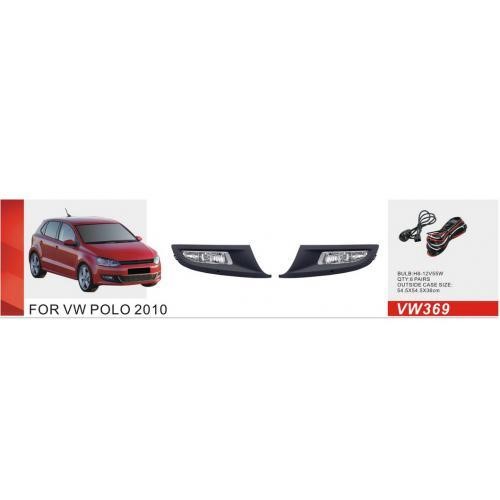 DLAA VW-369 Fog lamp DLAA for VW Polo 2010-2014, kit VW369: Buy near me in Poland at 2407.PL - Good price!