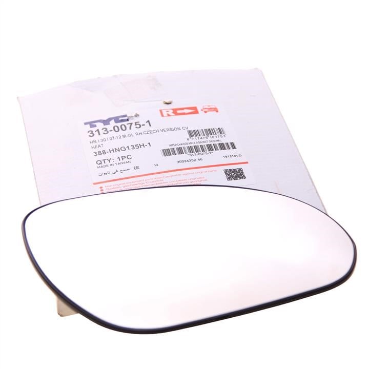 TYC 313-0075-1 Side mirror insert, right 31300751: Buy near me in Poland at 2407.PL - Good price!