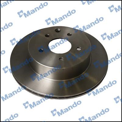 Mando MBC035163 Rear ventilated brake disc MBC035163: Buy near me at 2407.PL in Poland at an Affordable price!