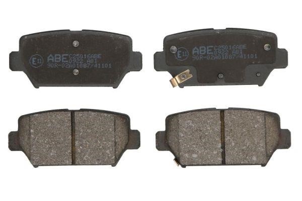 ABE C25016ABE Brake Pad Set, disc brake C25016ABE: Buy near me in Poland at 2407.PL - Good price!